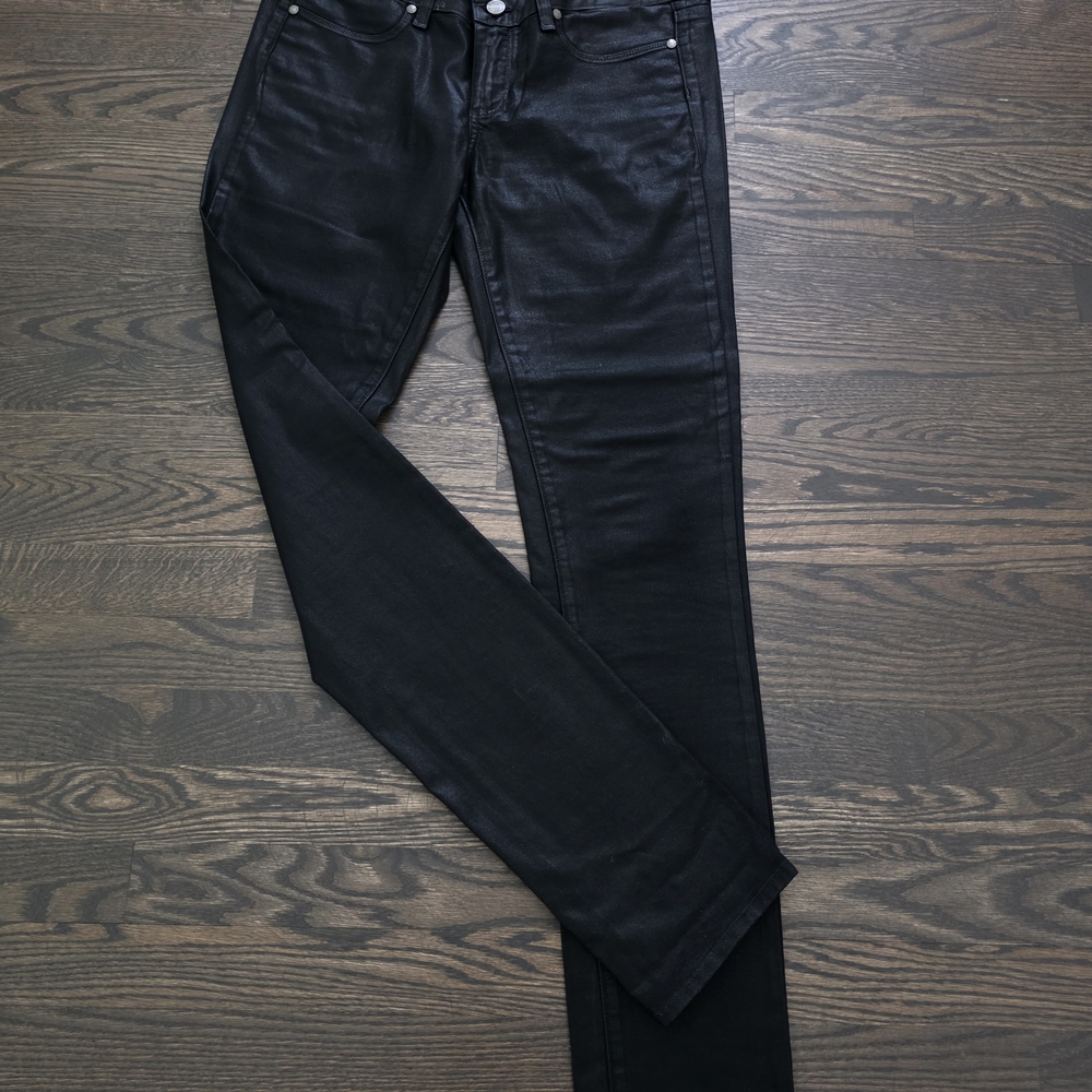 PAIGE Black Metallic Women's Jeans, Size 29